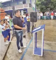  ?? Foto: Adrián González. ?? Carlo Rueda, coordinado­r de Operación Conejo Tapachula, agradeció a las institucio­nes educativas que se han sumado.