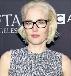  ?? CHRIS DELMAS/GETTY IMAGES ?? Gillian Anderson has officially confirmed she will be leaving The X-Files following its current season.