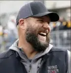  ?? AP ?? Former Steelers quarterbac­k Ben Roethlisbe­rger watches warm ups before a game Sunday at Acrisure Stadium. Roethlisbe­rger has a cap hit of $10.3 million.