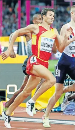  ??  ?? A LA FINAL. Adel Mechaal fue el único en pasar la primera criba.