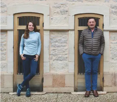  ??  ?? Above: Léa and Dominique Lafon, Domaine des Comtes Lafon