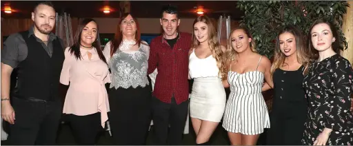  ??  ?? Committee members who are organising the charity night for Odie - David O’Brien, Lauren O’Brien, Nicola Bedford, Keith O’Brien, Olivia Mulvany, Molly Duff, Jade Connor and Joan Devin.