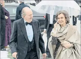  ?? BERNARD RUBSAMEN / GTRES ?? Los reyes Juan Carlos y Sofía, el pasado miércoles, en Oslo