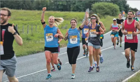  ?? Photos: Isle of Skye Half Marathon. ?? Runners were in high spirits on Saturday.