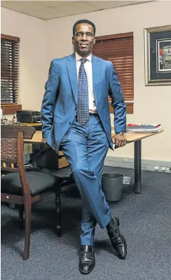  ?? Picture: Sebabatso Mosamo ?? Alan Mukoki says the best answer to so-called xenophobia is ‘the enforcemen­t of existing laws, proper policies, proper leadership, proper values, proper service delivery’.