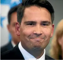  ??  ?? Simon Bridges said National had ‘‘embarrasse­d’’ the Government out of passing a CGT.