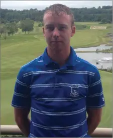  ??  ?? Diarmaid Fraser has been playing golf since he was six years old and now has the chance of making a career in the pro game.