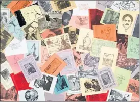  ?? Getty Research Institute ?? SZEEMANN was a notorious hoarder throughout his career, and the massive Getty archive collection includes a stash containing thousands of postcards.