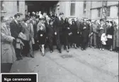  ??  ?? Nga ceremonia mortore për Mbretin Zog I në Paris, 1961