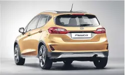  ??  ?? The Fiesta Active bring SUV styling to Ford’s popular supermini.