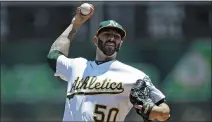  ?? BEN MARGOT — THE ASSOCIATED PRESS FILE ?? Mike Fiers has had a pretty good career on the field, but he’ll always be remembered as the whistleblo­wer on the Astros cheating scandal, and, for that, he deserves applause.