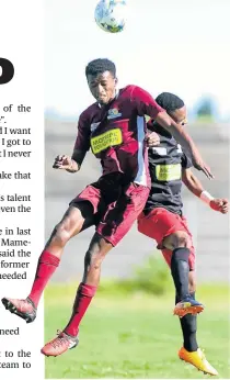  ?? SIBONGILE NGALWA Picture: ?? CONFIDENT: Tobeho Moeti, of Tornado, insists his team has the beating of P E Stars.