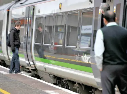  ??  ?? > London Midland is one of the firms bidding to continue running the West Mdilands rail service