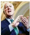  ??  ?? Senate Majority Whip John Cornyn and three GOP U.S. House members faced a censure push by members of the state Republican Party.