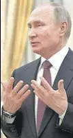  ?? AP FILE ?? Russian President Vladimir Putin