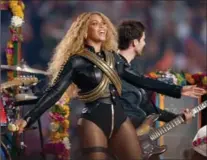  ?? GETTY IMAGES ?? Beyoncé performs at the Super Bowl half-time show.