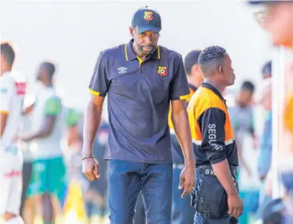  ?? JOSÉ CORDERO ?? El entrenador Paulo César Wanchope ya tiene ocho partidos al frente del Herediano.