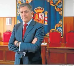  ?? LOURDES DE VICENTE ?? Manuel Estrella, presidente de la Audiencia de Cádiz.