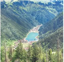  ??  ?? Uzungol Lake in the Black Sea region of Turkey.