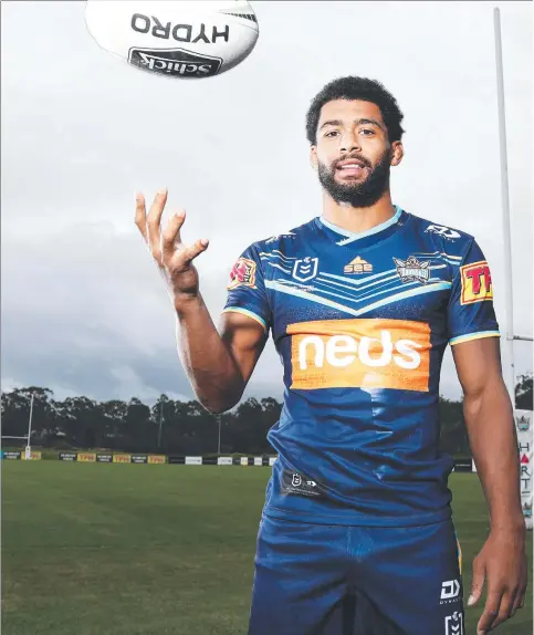  ??  ?? Gold Coast Titans' English centre Kallum Watkins is ready for a big season in the NRL.