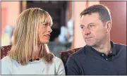  ??  ?? STILL HOPING: Parents Kate and Gerry McCann