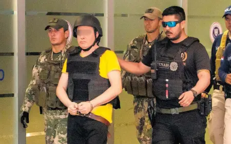  ?? CORTESÍA: TW @SENAD_PARAGUAY ?? Ronier Sánchez, narcopilot­o, fue extraditad­o el pasado 25 de julio a EU, por conspiraci­ón de tráfico de coca