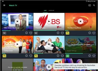  ??  ?? Freeview combines catch-up streaming for Australian free-to-air TV into one easy-to-use service.