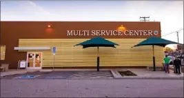  ?? PHOTO COURTESY OF CITY OF LONG BEACH ?? Long Beach’s Multi-Service Center provides services to those experienci­ng homelessne­ss.