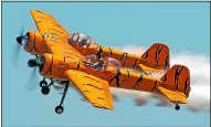  ?? SUBMITTED ?? The Cleveland National Air Show, cancelled last year due to the pandemic, makes its return to Burke Lakefront Airport in Cleveland this Labor Day Weekend. Shown are the Tiger Airshow performers from 2018.