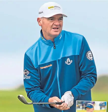  ?? ?? Paul Lawrie is planning to play both the Open and Senior Open in July.
