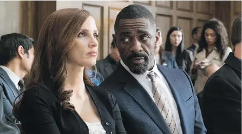  ?? EONE FILMS ?? MOLLY’S GAME ★ ★ ★ ★ out of 5 Cast: Jessica Chastain, Idris Elba, Kevin Costner Director: Aaron Sorkin Duration: 2 h 20 m Jessica Chastain is sharp as an X-acto Knife in the biopic Molly’s Game, which features a strong supporting cast including Idris...