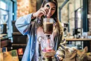  ??  ?? SHAKE ’N STIR: Hayley Arendse – Origin Barista