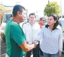  ?? ?? Osuna recibió muestras de
• agradecimi­ento por las mejoras.