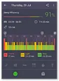  ??  ?? Sleep Better’s smart alarm goes off when you’re lightly sleeping, so you wake feeling well rested