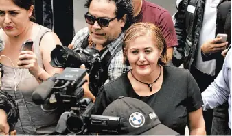  ?? OCTAVIO HOYOS ?? Eva Cadena, ex candidata de Morena a la alcaldía de Las Choapas, Veracruz.