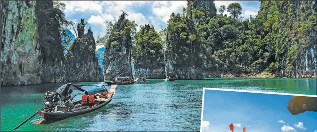 ?? FOTOS: SHUTTERSTO­CK ?? SURAT THANI. A dos horas de Krabi, otro paraíso acuático de apenas 98 kilómetros cuadrados.