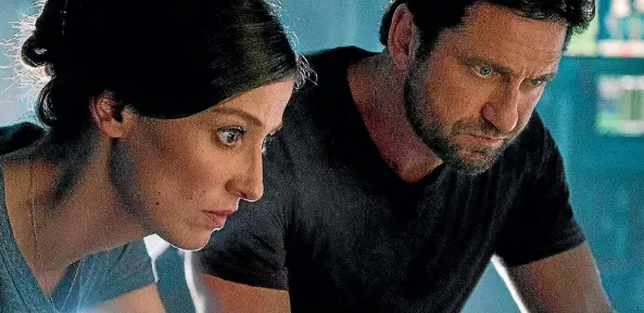  ??  ?? Gerard Butler is in his element in Geostorm, which suffers badly from Doomsday deja vu.