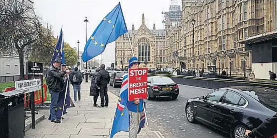  ?? (AP) ?? Fecha. Está previsto que el acuerdo, que debe ser aprobado por el Parlamento británico y por la UE, entre en vigencia a partir del 29 de marzo de 2019.