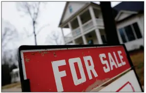  ??  ?? A new home is for sale last month in Madison, Ga. U.S. long-term mortgage rates rose last week for a fourth straight week.