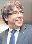  ?? FOTO: DPA ?? Noch ist Carles Puigdemont in Brüssel auf freiem Fuß.