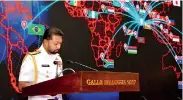  ??  ?? Navy Commander Vice Admiral Travis Sinniah addressing the sessions. Pic by Amila Gamage