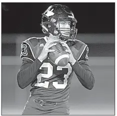  ?? NWA Democrat- Gazette/ ANDY SHUPE ?? Elkins sophomore quarterbac­k Quinn McClain has passed for 2,476 yards and 31 touchdowns this season. The Elks, the No. 2 seed from the 1- 3A Conference, will host Atkins today in a Class 3A second- round game. The winner will play Newport or McGehee in...