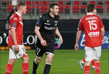  ?? (Photo AJ Auxere) ?? Gautier Lloris vient d’inscrire trois buts en deux matchs avec Auxerre, e de Ligue .