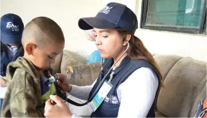  ?? CORTESÍA ?? Hay 300 elementos que verifican la salud de los habitantes.