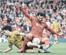  ?? /EFE ?? En 2018, una lesión limitó al delantero egipcio en la hora de definición de la Champions League.