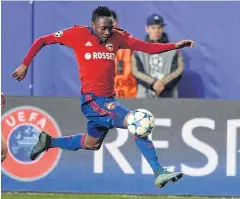  ?? Ahmed Musa plays for CSKA Moscow last season. AFP ??