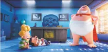  ?? DreamWorks Animation ?? Ed Helms voices the title role in “Captain Underpants.”