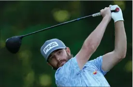  ?? AP PHOTO/CHARLIE NEIBERGALL, FILE ?? FILE - Harrison Endycott, of Australia, hits off the tee on the second hole during the first round of the John Deere Classic golf tournament, on July 6, 2023, at TPC Deere Run in Silvis, Ill.