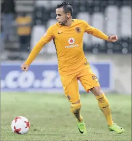  ?? PICTURE: BACKPAGEPI­X ?? AN EYE FOR GOAL: Venezuelan striker Gustavo Paez has made his mark for Kaizer Chiefs since his arrival in mid-season and will aim to continue that form when the Soweto club host Golden Arrows at the FNB Stadium tonight.