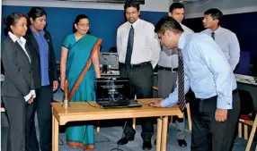  ??  ?? Golden jubilee From left:: Christine Dias Bandaranai­ke, CFA, Membership outreach Chair, Vindya Jayasekera CFA, Candidate Outreach Chair, Surekha Sellehewa, Chief Executive Officer, Colombo Stock Exchange, Sheyantha Abeykoon,CFA, Vice President, Senaka...